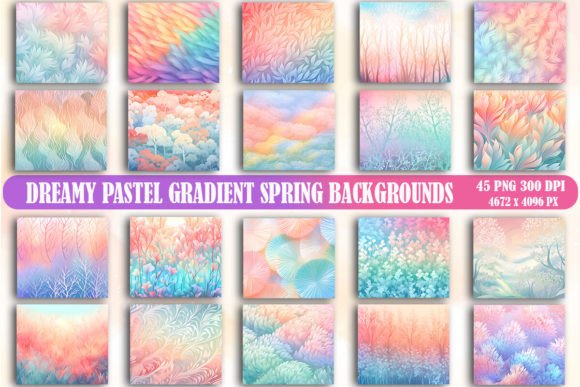 Download Dreamy Pastel Gradient Spring Background - Background Collection