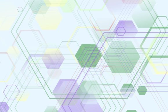 Download Abstract Web Background with Hexagons - Background Collection