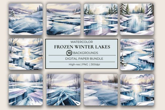 Download Frozen Winter Lakes Winter Backgrounds - Background Collection