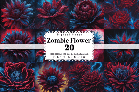 Download 20 Creppy Zombie Flower Backgrounds - Background Collection
