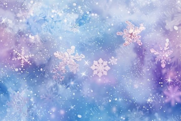 Download Light Blue and Purple Winter Background - Background Collection