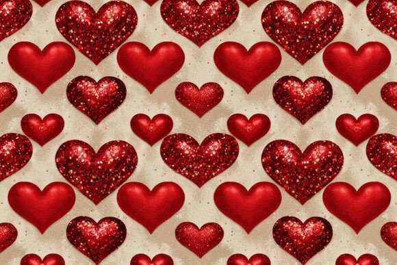 Download Red Glitter Seamless Pattern Background - Background Collection