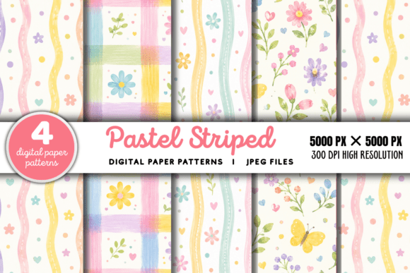 Download Pastel Striped Background 5 - Background Collection