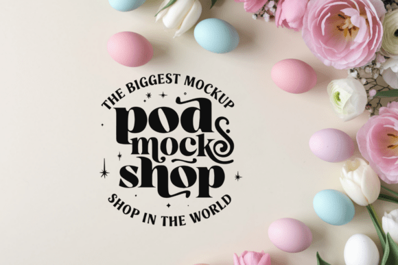 Download Boho Easter Background Mockup - Background Collection