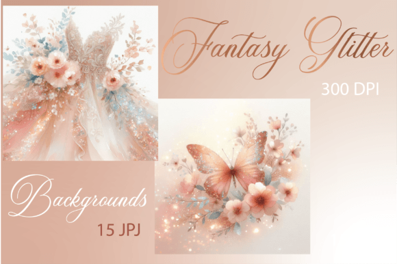 Download Chic Girly Rose Gold Glitter Background - Background Collection
