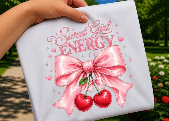 Download Cherry Bow Coquette Sweet Girl Energy - Premium Resources