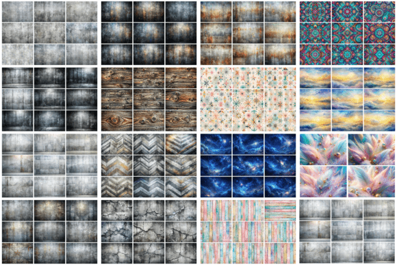 Download 172 Digital Background Textures Bundle - Background Collection