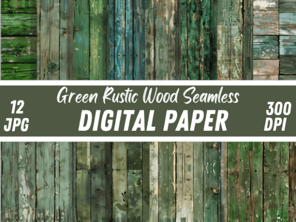 Download Green Rustic Wood Distressed Backgrounds - Background Collection