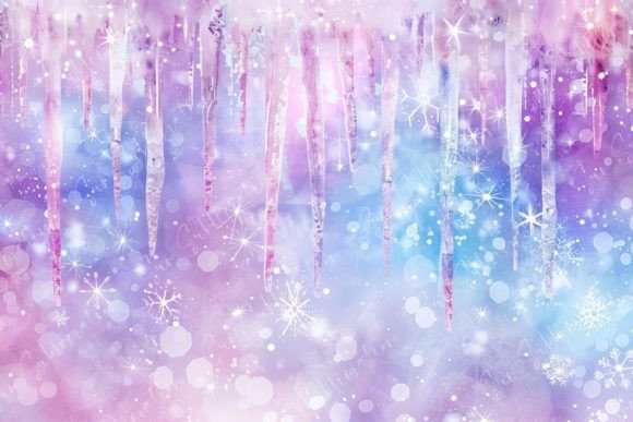 Download Abstract Winter Background with - Background Collection