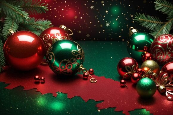Download Christmas Background Digital Paper - Background Collection