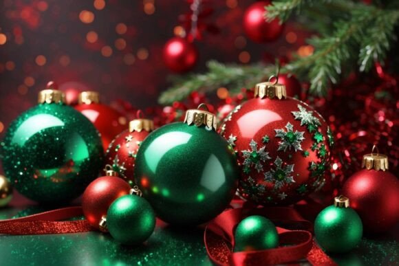 Download Christmas Background Digital Paper - Background Collection
