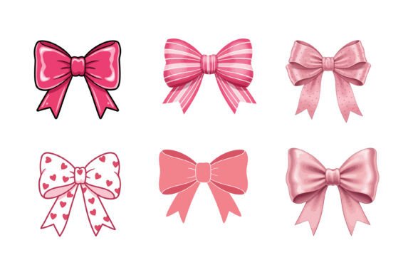 Download Pink Girly Bow Collection Set - Premium Resources