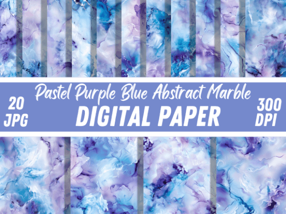 Download Pastel Purple Blue Marble Background - Background Collection