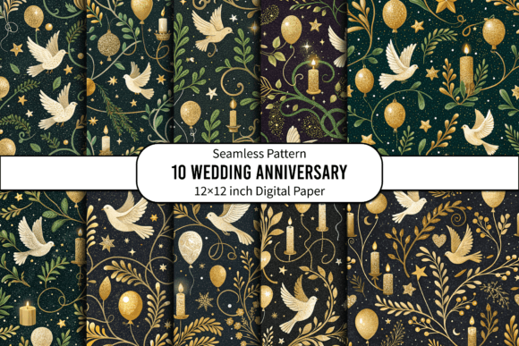Download Golden Sparkle Wedding Background - Background Collection
