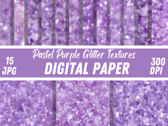 Download Pastel Purple Glitter Texture Background - Background Collection