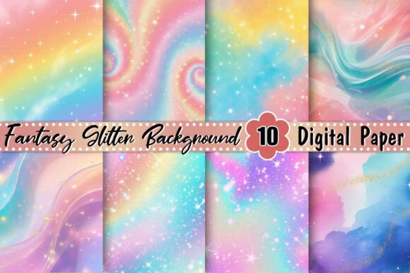 Download Fantasy Pastel Glitter Background - Background Collection