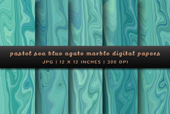 Download Pastel Sea Blue Agate Marble Backgrounds - Background Collection