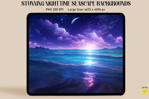 Download Dreamy Night Sea Backgrounds - Background Collection