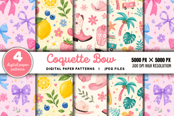 Download Coquette Bow Striped Background 5 - Background Collection