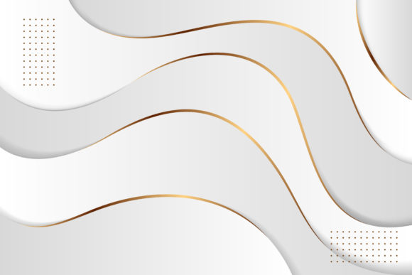 Download Grey Gold White Background Wave - Background Collection